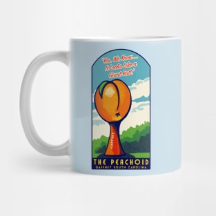 Peachoid, Gaffney South Carolina Vintage Style Travel Decal Mug